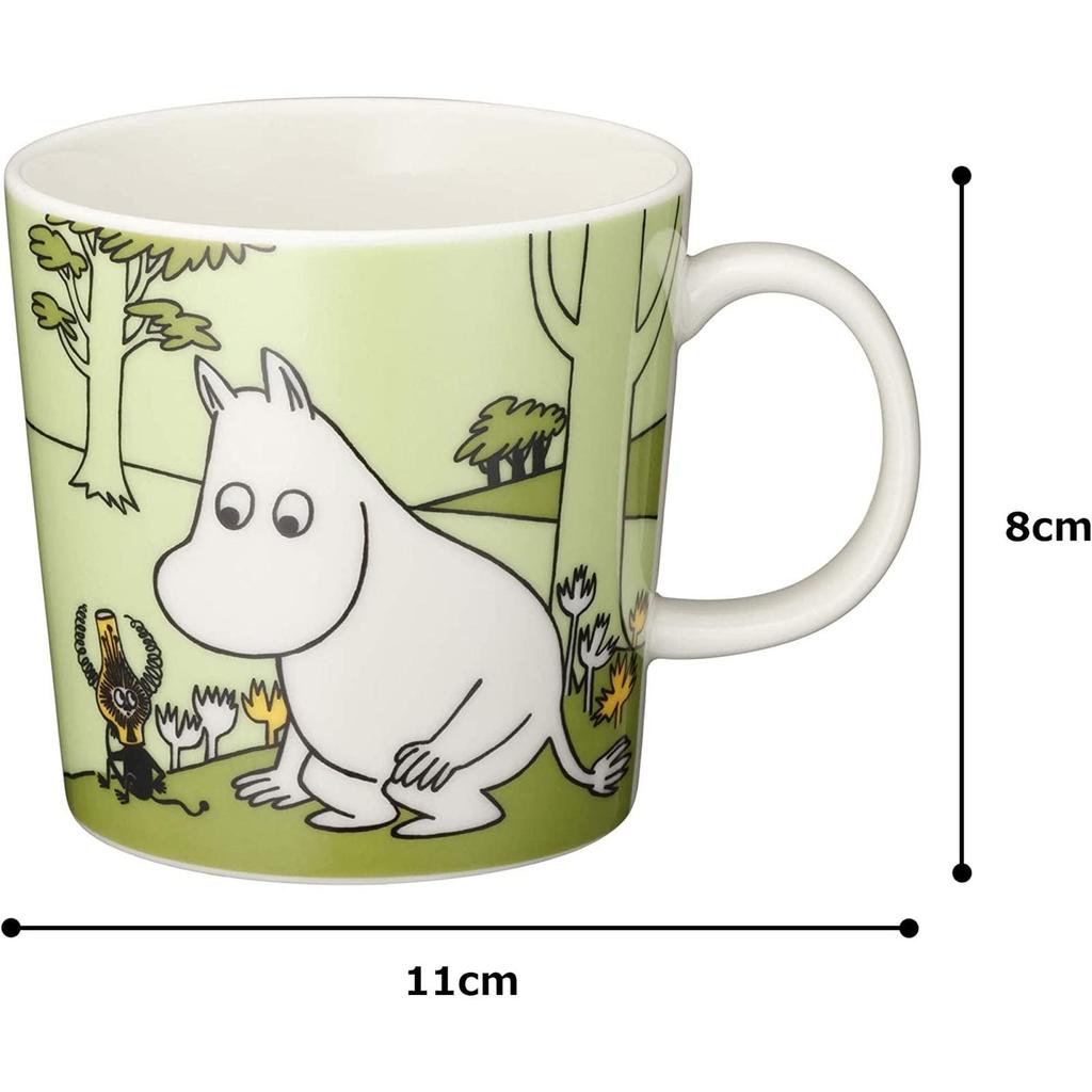 Moomin by ARABIA Classic Moomin Green 1027427 [Officially Imported] Mug, 0.3L,