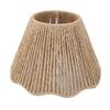 Rope Woven Desk Lampshade E27 E14 Decorative Waving Hem Lamp Shade for Kitchen Bedroom Cafe