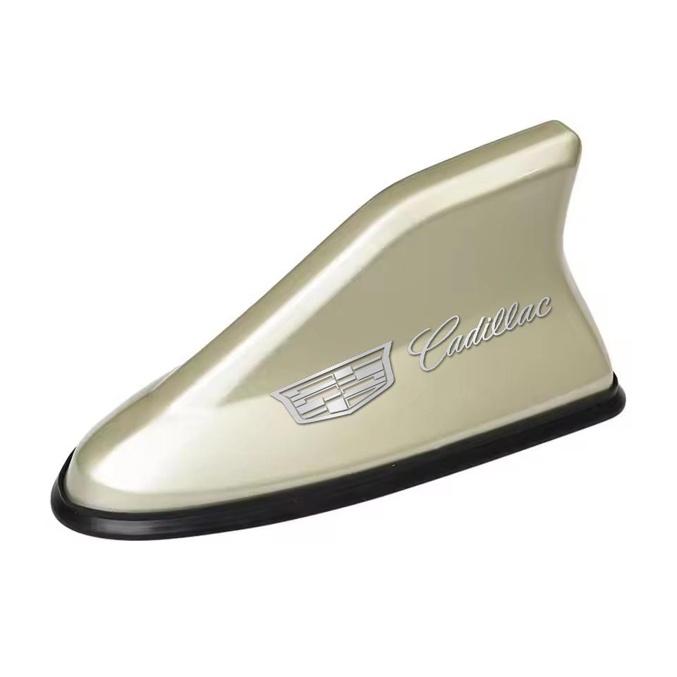 Car Logo Roof Top Shark Shape Fin Antenna Radio Signal Aerial for Cadillac ATS BLS CT4 CT5 CTS ESCALADE EXT SRX STS XLR XT6 XTS