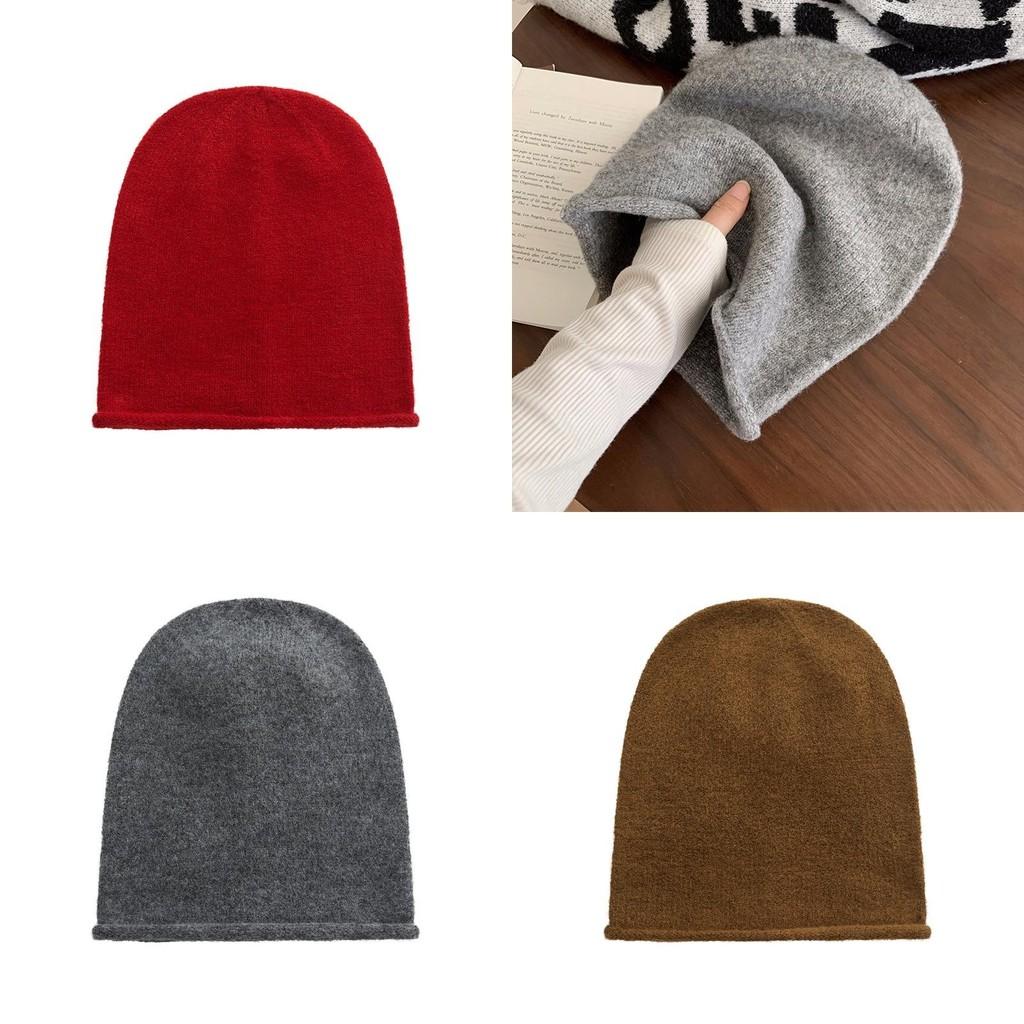 Wool Blend Beanie Hat For Women With Windproof Feature For Fall And Winter Casual Wear