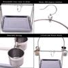 Stainless Steel Parrot Hand-Raising Stand - Durable Cage Rack for Birds