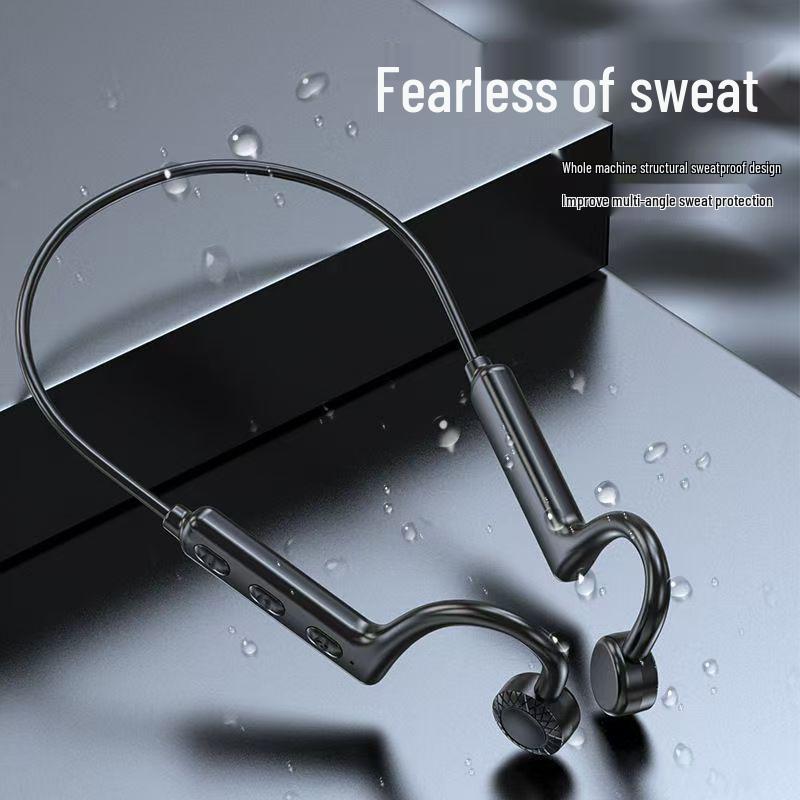KS19 Wireless Bone Conduction Waterproof Ear-hook Earphones with Noise Cancelling