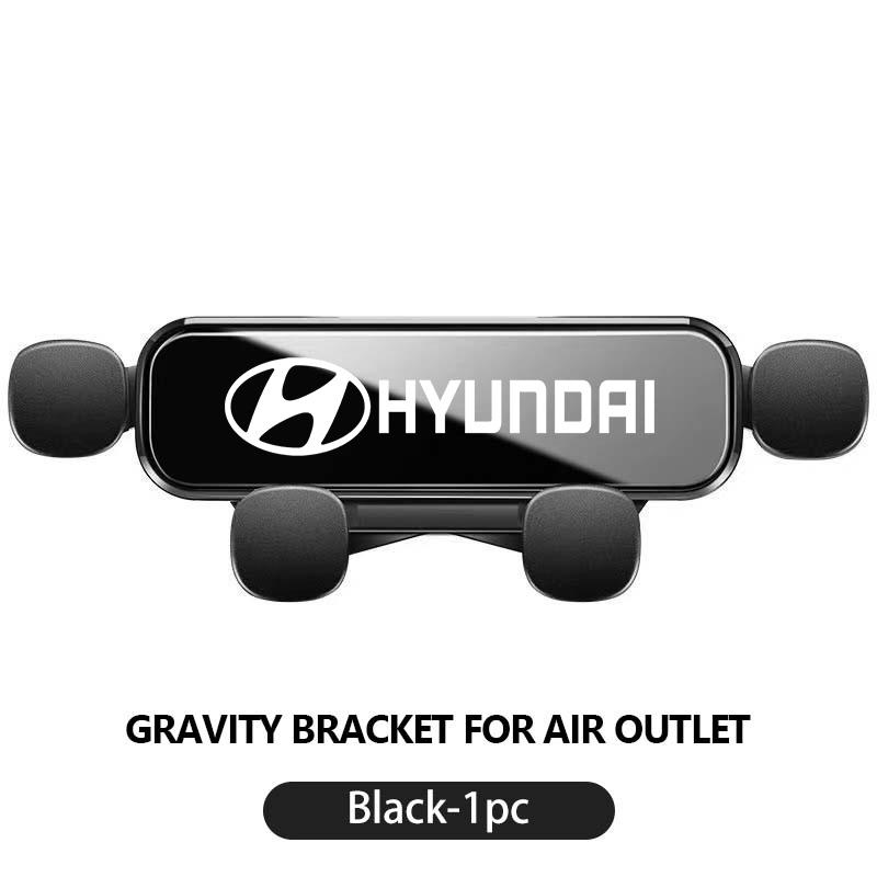 For Hyundai Gravity Car Styling Phone Holder Air Vent Clip Phone Stand Mount Accessories Genesis Azera GDI i10 i20 i30 i40 ix20 lh3