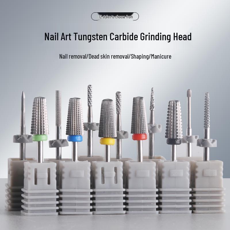 

Tungsten Steel Nail Art Manicure Grinding Head for Cuticle and Nail Removal
