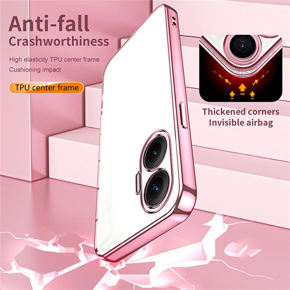 For Xiaomi Redmi Turbo 4 Pro 5G/Poco F7 5G Case Electroplating Frame Soft TPU Phone Cover