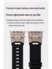 Compatible Silicone Explorer Band for Apple Watch Series 8, 9, and Ultra Models