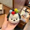 Cute Puppy Fruit Fork Set Household Stainless Steel Dessert Small Fork Storage Jar Living Room Fruit Tea Children's Fruit Stick