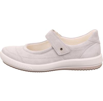 Damskie slip-ony na rzep Legero Tanaro ballerina aluminiowe