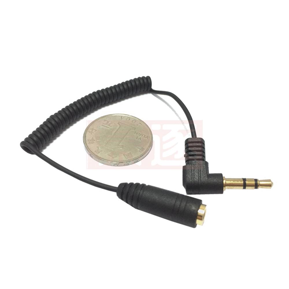3 Pole Stereo 2,5mm Stecker Auf 3,5mm Weibliche Jack 90 Rechtwinkligen Männlichen Zu Weiblichen Audio Adapter Kabel Schnur