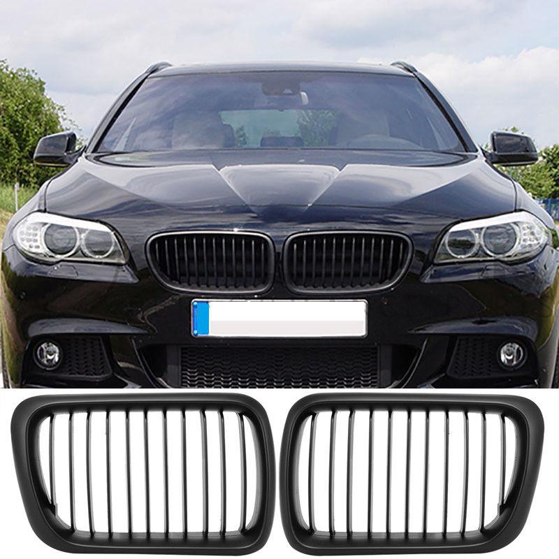 Chrome Black Front Bumper Kidney Grill Grille For BMW 3 Series E36 M3 1997-1999