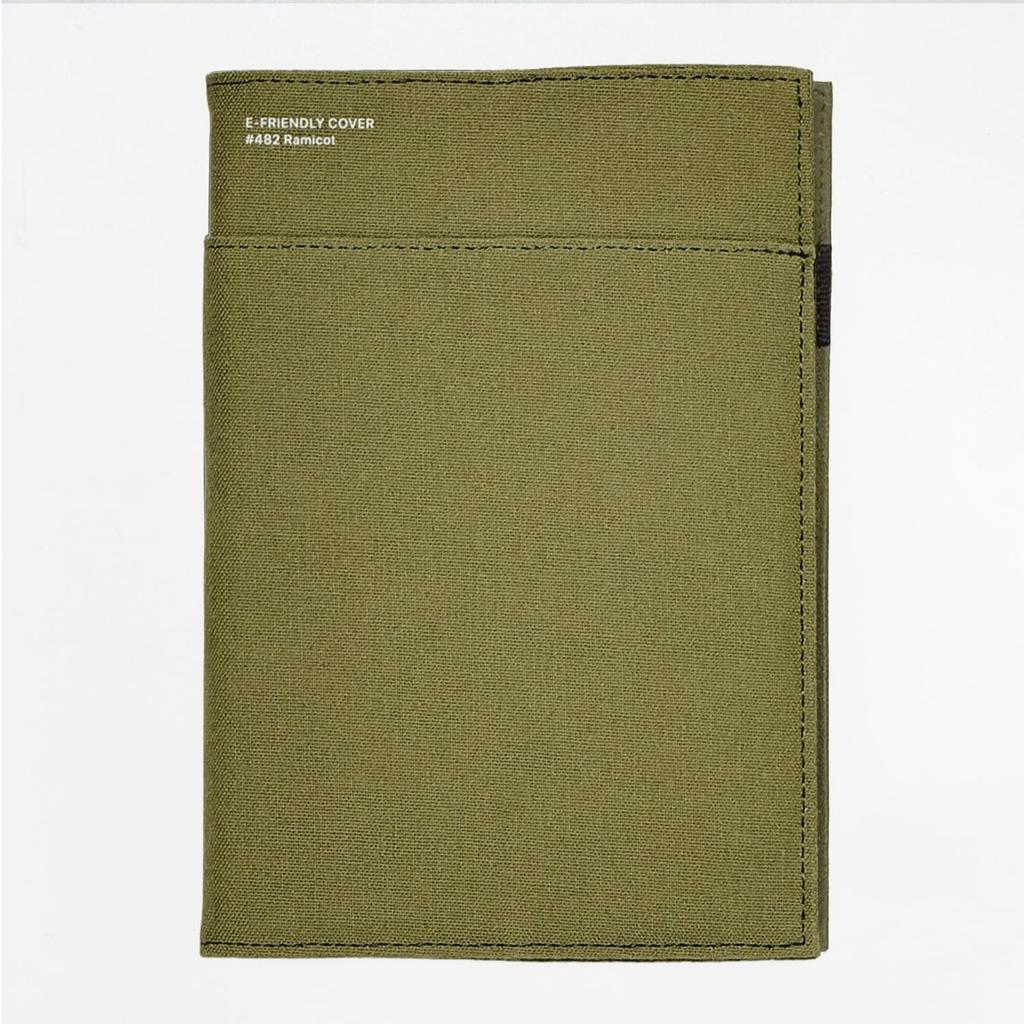 Lakonisches Notizbuch Olivgrünes Cover, e-freundlich A5, EF-01OL
