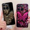 For Funda Motorola Edge 70 Fusion 2026 Phone Case New Fashion Flower Bow Soft Black Silicone Cover For Moto Edge 70Fusion+ Cases