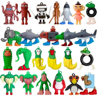 HOMANY Italian Brain Rot Figures, Tung Tung Tung Sahur Figures, Tung Tung Tung Sahur Figure Collection, Set of 24, Italian Brain Rot, Brain Rot,