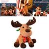 Adorable Christmas Elk Plush Toy Soft And Cuddly Deer Plushie Doll For Festive Decor