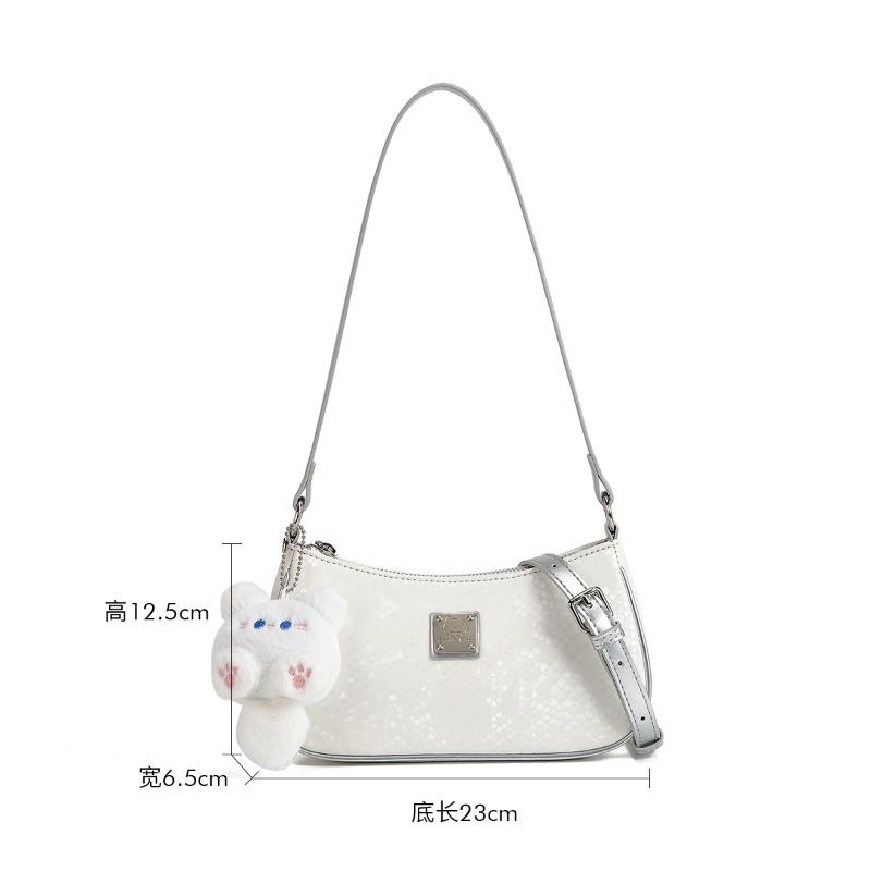 

Pink shoulder bag new casual bag genuine cute cartoon cherry blossom powder messenger bag