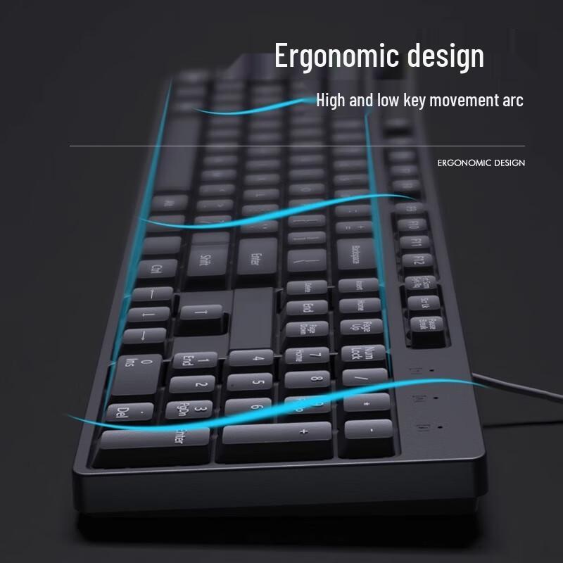 Youshi Wired Office Keyboard and Mouse Set