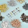 100pcs/Lot Metal Lobster Clasps Set Lobster Clasp Open Jump Rings For Bracelet Necklace Connectors Jewelry Making DIY Wholesale