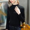 Modal bottoming shirt women's semi-turtleneck spring and summer new women's clothing long-sleeved inner slim-fit solid-color top