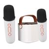 Karaoke Machine Stereo Portable RGB Light   Speaker with 2 Wireless Microphone for Home Party