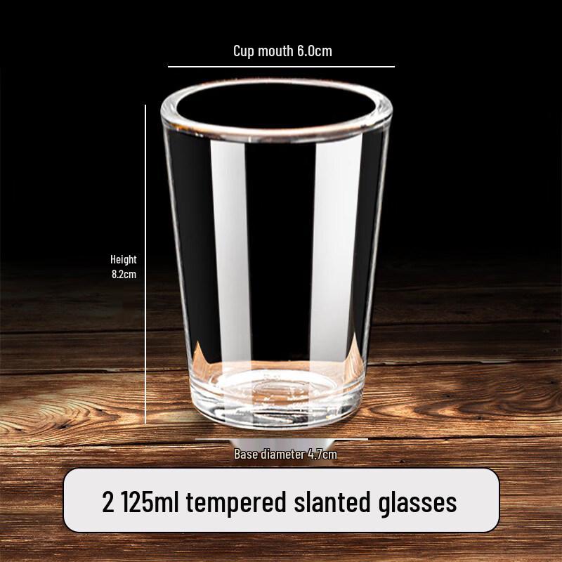 

ZISIZ Durable Toughened Glass Cup