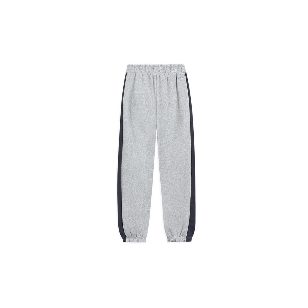 Li Ning Sports Life Collection Knitted Sweatpants Men's Heather Gray AKLS963-4