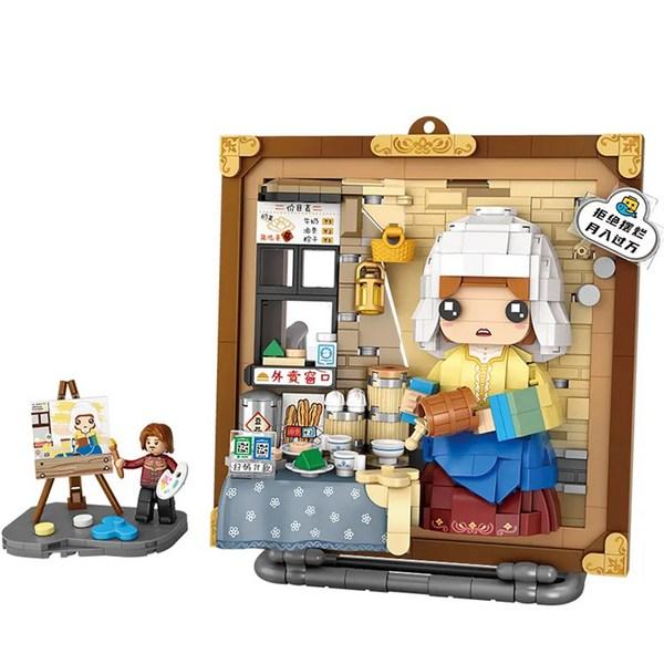 

LOZ Famous Painting Series Mini Nano Block 01, Milk Made, популярные корейские игрушки