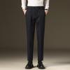 Light luxury men's casual small trousers autumn new elastic elastic waist young men's trousers