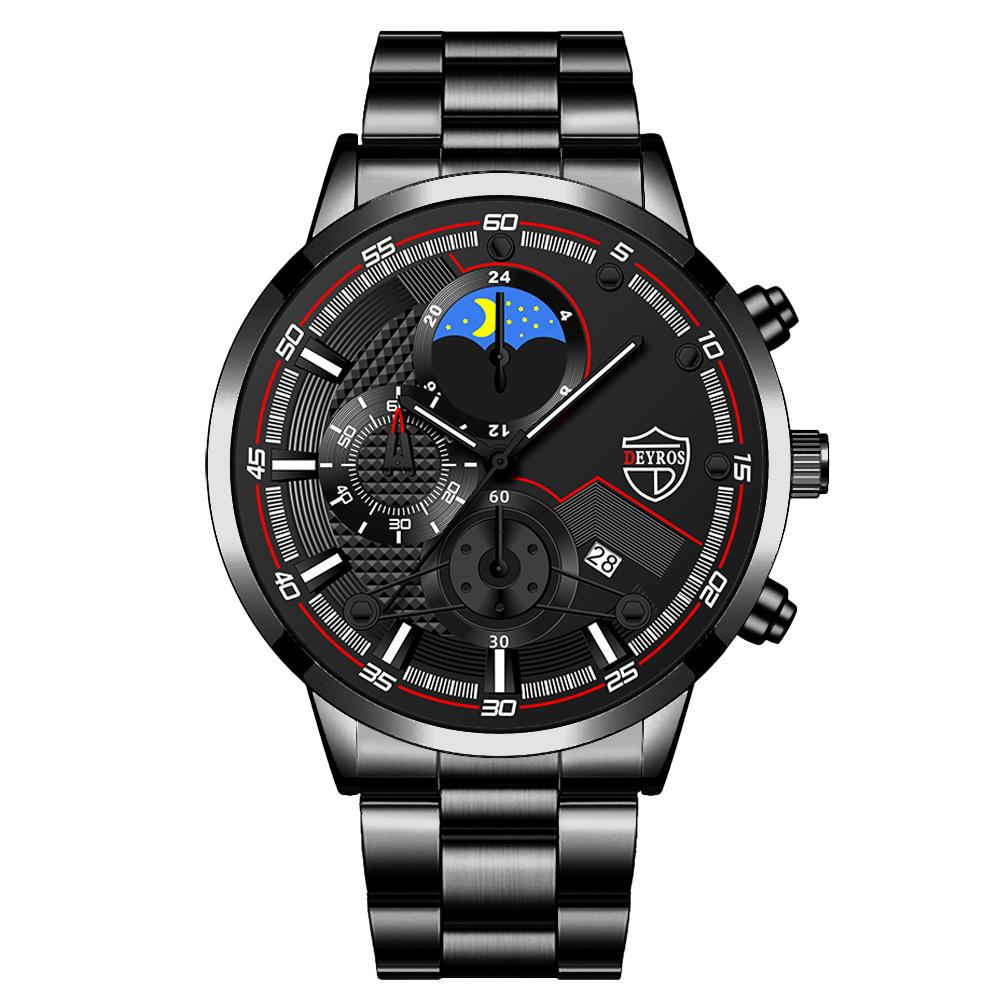 Men'S Watch Fully Automatic Quartz Watch Luminous Calendar