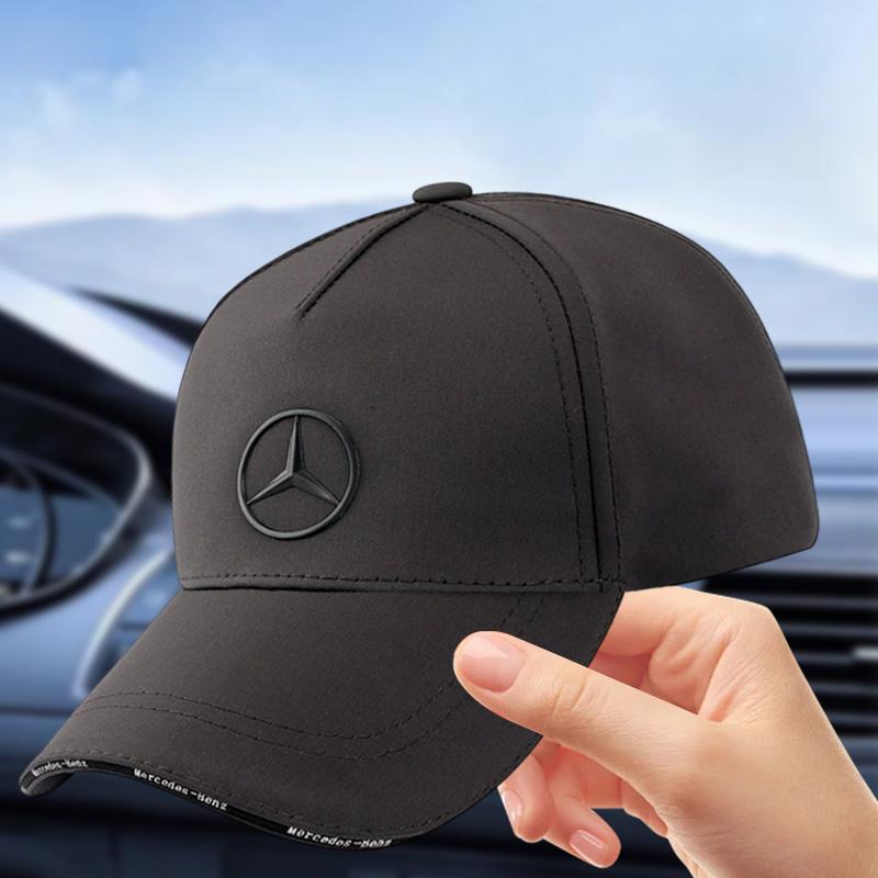 For Mercedes Benz Car Emblem Embroidery Baseball Cap Spring And Autumn Outdoor Adjustable Auto Logo Casual Hats Sunscreen Hat QQ2