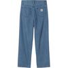 Carhartt WIP Zipper Fly Square Label Loose Tapered Jeans Men jeans I035245-01-06