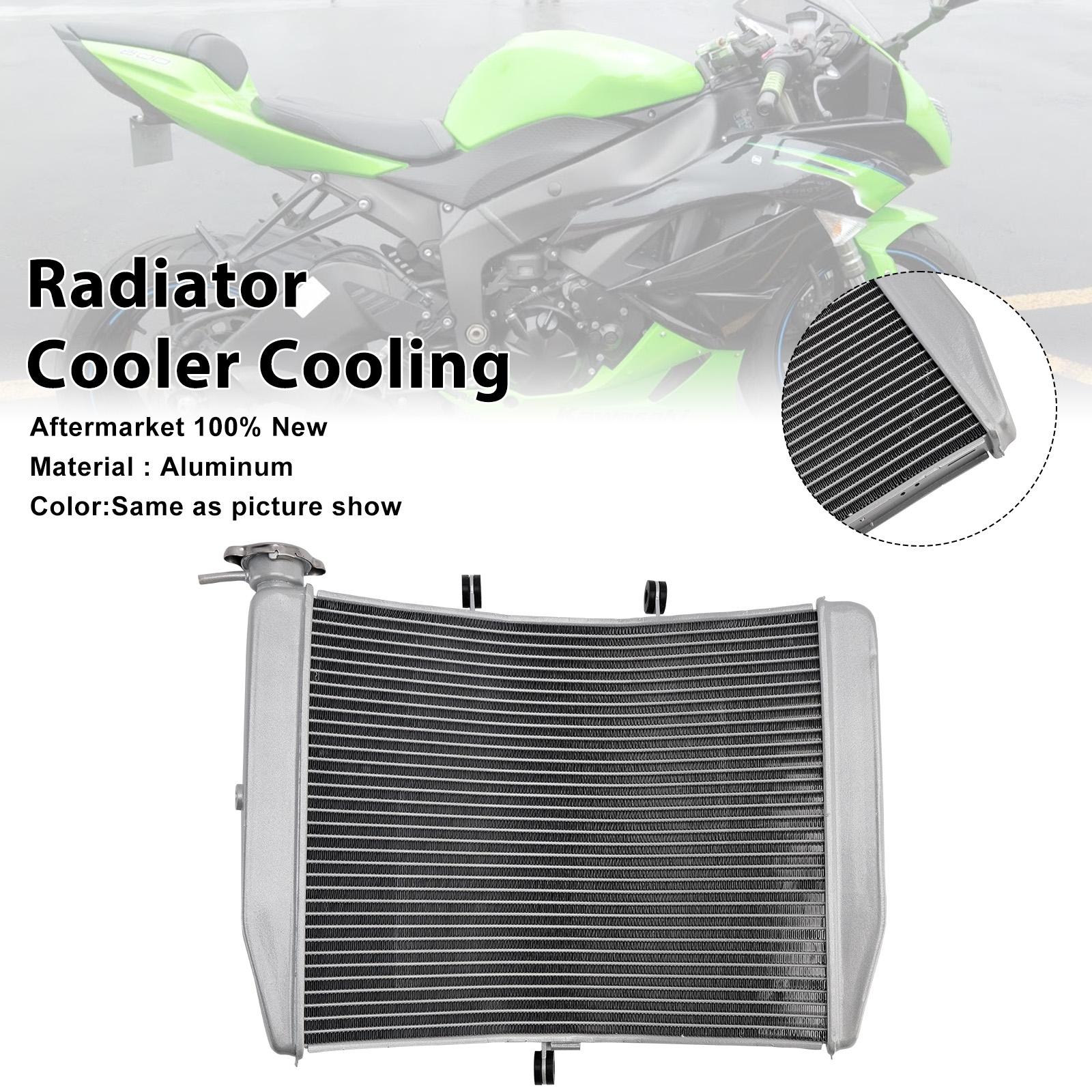 Radiator Cooling Engine Cooler For Kawasaki ZX-6R ZX6R 2013-2023