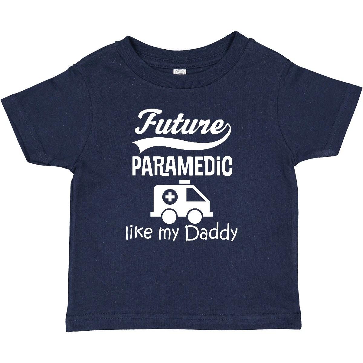 Inktastic Future Paramedic Like My Daddy Baby T-Shirt Emt Emergency Medical Tees 100