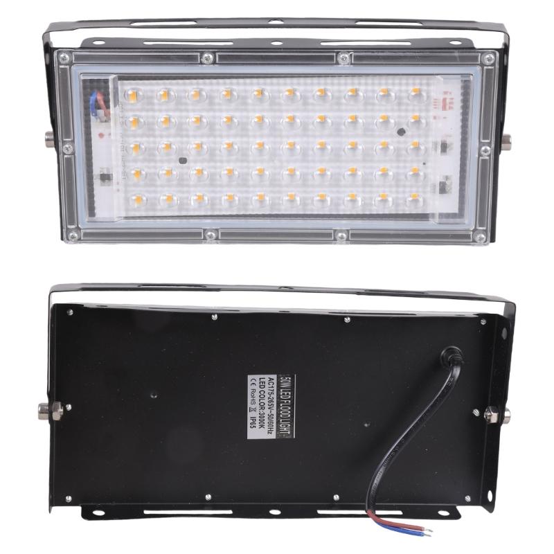 LED Outdoor Spotlight Waterproof Lamp Practical 50W Floodlight for Garden Convenient Reflector Street Flood Light