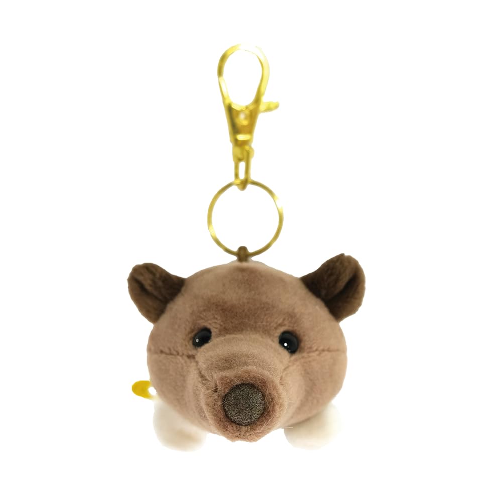 Sun Lemon Baby Animals Keychain Shrew Brown 6x17x10cm Plush Keychain P-1693
