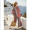 1116 European and American women's leisure vacation style suit Bohemian style suit fashion 1D digital printing