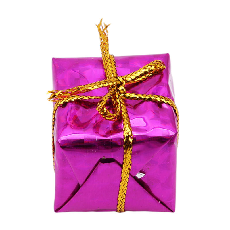 12 Stück Weihnachten Mini Ornamente Schaum Geschenkboxen Weihnachtsbaum Hängeanhänger Neujahrsgeschenke Für Weihnachtsfeier Dekorationen Zubehör