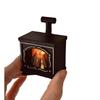 Creative Christmas Fireplace Atmosphere Miniature Magnetic Decorations