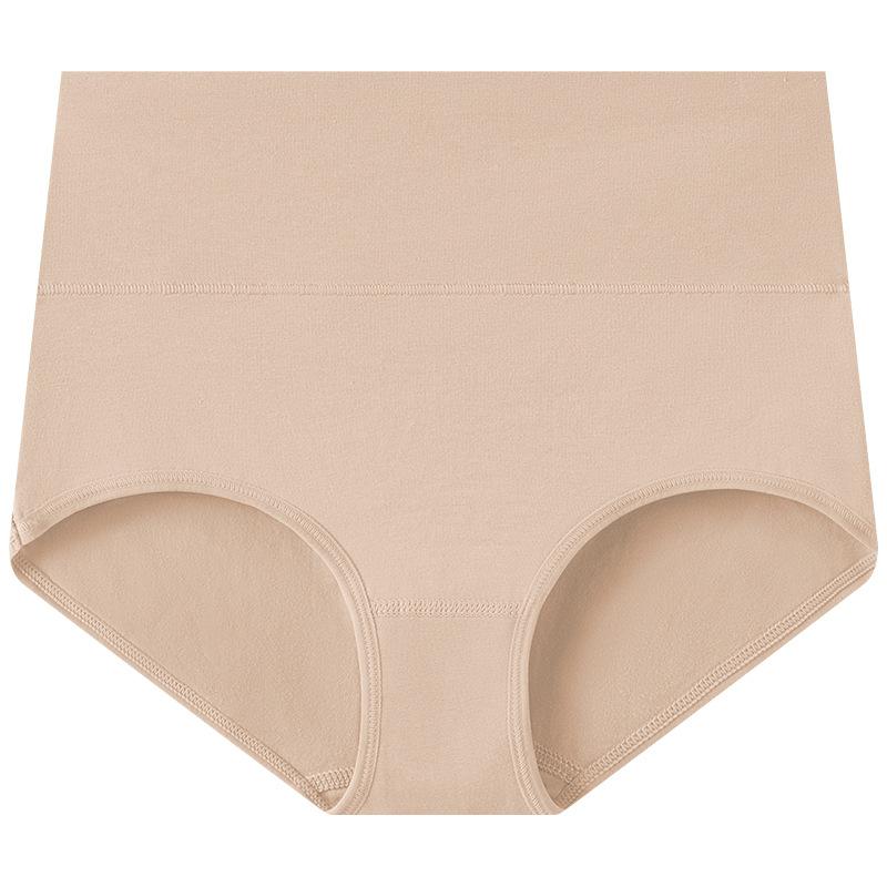 Pure Cotton Women Panties P lus Size Briefs High Waist Underwear Ladies Comfy Underpants