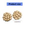 Vintage Gold Geometric Earrings Women Irregular Earrings Alloy Texture Perfect for Daily Wear and Special Occasions