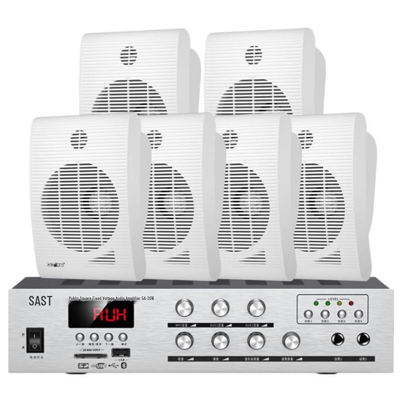 SAST SA-9016 Wall-Mounted Bluetooth Amplifier Speaker System (CN Version)