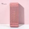 Sliding Button Pen Tray Portable Pencil Case with Magnetic Lock 7 Compartments Multifunctional Waterproof Children Gift Box for Students Kids