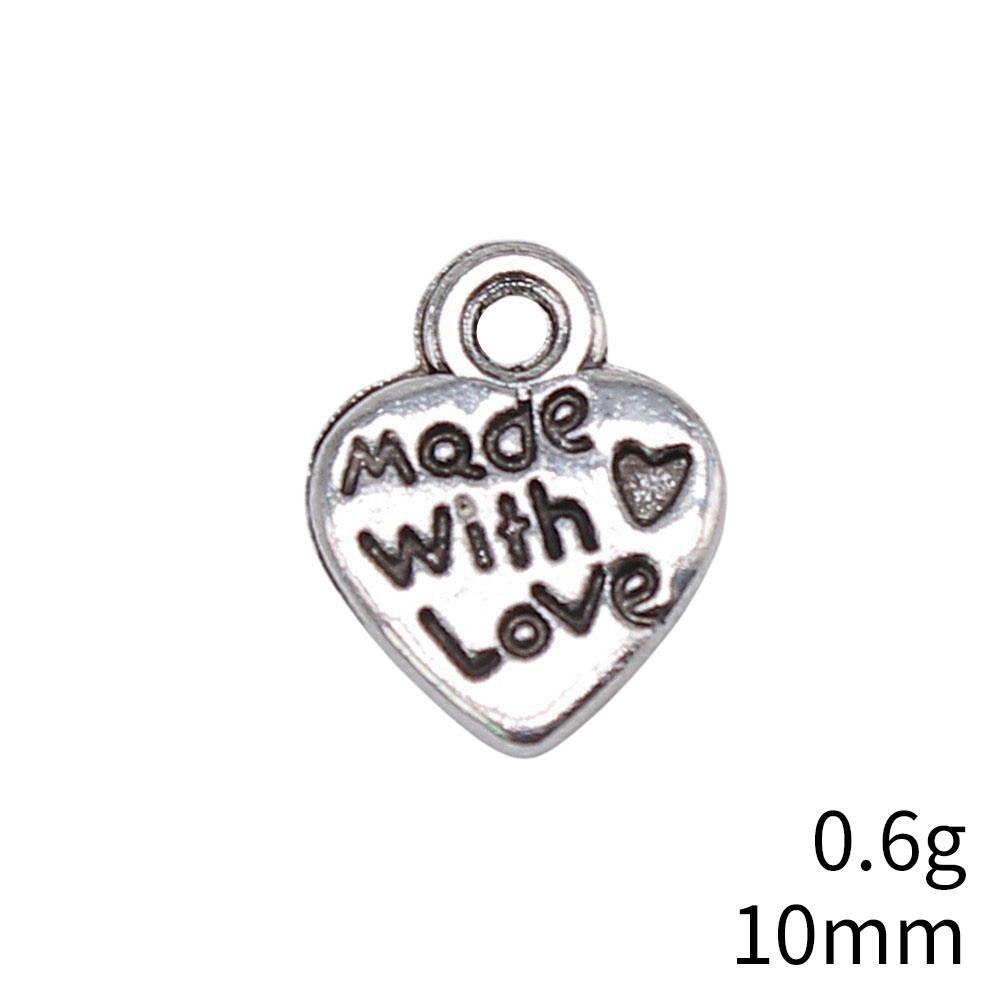 Valentine's Day Charm Phone Love Heart Tags Best Friends Charms Pendant Art Supplies Craft Pendants