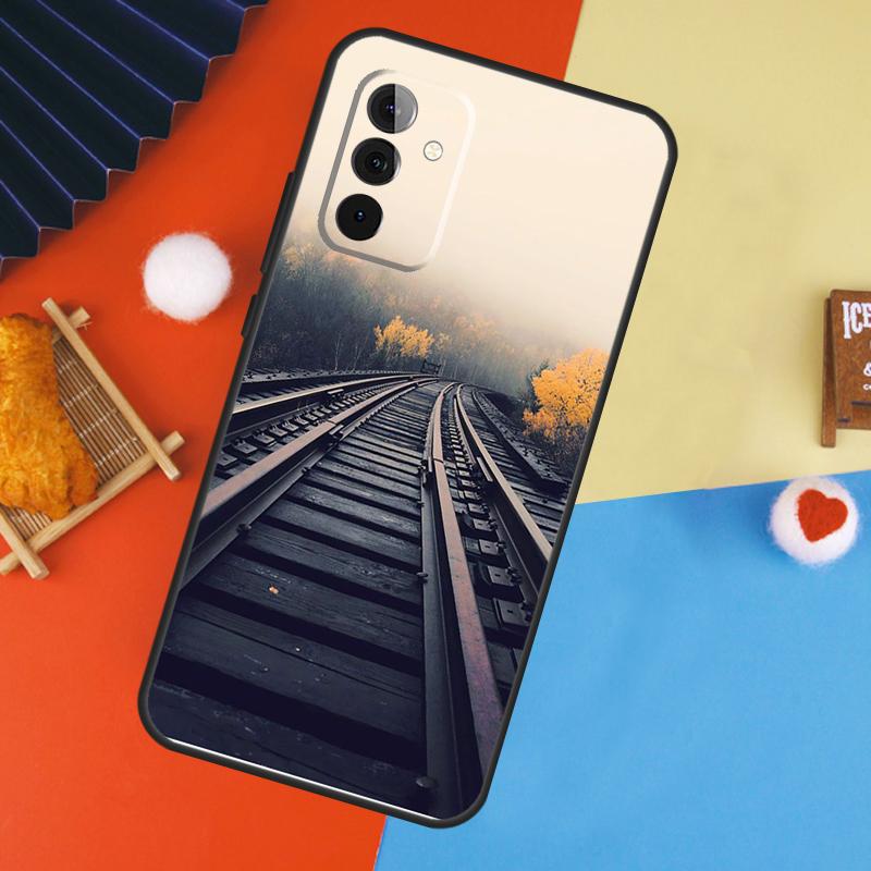 Train Rail Sunlight Case For Samsung Galaxy A54 A34 A14 A55 A35 A33 A53 A13 A23 A17 A06 A16 A56 A36 A52 A32 A15