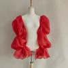 Bowknot Bride Detachable Sleeves Evening Dress Decor Fairy Sleeves Sheer Cover Sleeves  Banquet