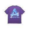 Palace Tričko SS21 X AMG Co-brand s grafikou White Tiger a zadní stranou Logo Print Unisex Tops Purple P20AMGTS006