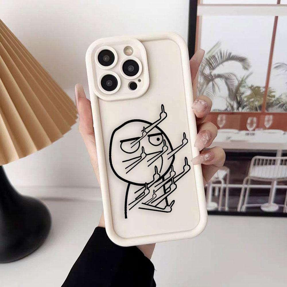 Interesting Cartoon Characters Phone Case For iPhone Apple 17 AIR 16 16E 11 12 13 14 15 XR Plus Pro Max Case Shockproof Cover
