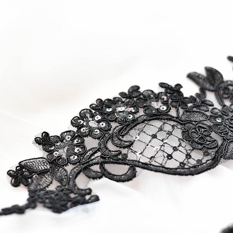 Lace Car Bone Silver Thread To Lace Applique Clothing Accessories, Handmade Diy Wedding Shoes Dress Materials