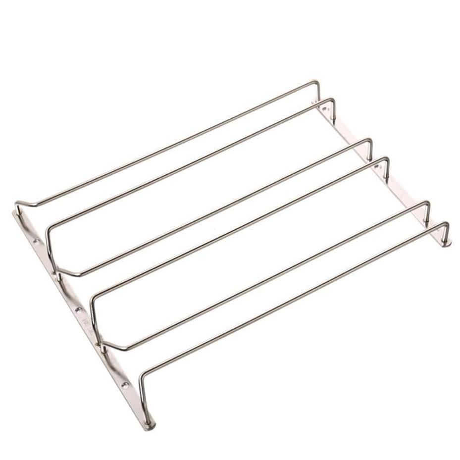 Bar Tool Wine Glass Holder Bartender Hanging Stemware Stand Teacup Goblet Hanger Shelf Home Kitchen Bar Sipplies Goblet Rack