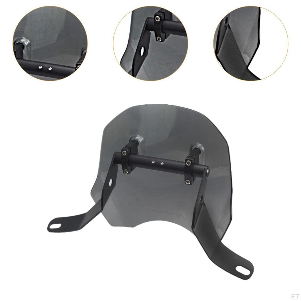 Příslušenství k čelnímu sklu motocyklu Snadná instalace Ochranný Profesionální nastavitelný úhel Robustní