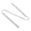 1pcs Hotfix Trim Crystal Trim Ribbon 1 Yard Length Diamond Mesh Wrap Rhinestone Ribbon  For Sewing